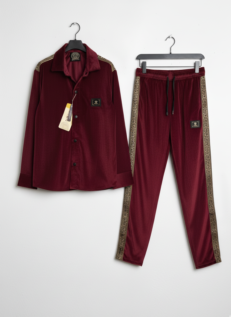 Maroon Men's Co-ord Set | Designer Look Party Wear | Sizes L, XL, 2XL | DANIFASHIONSS