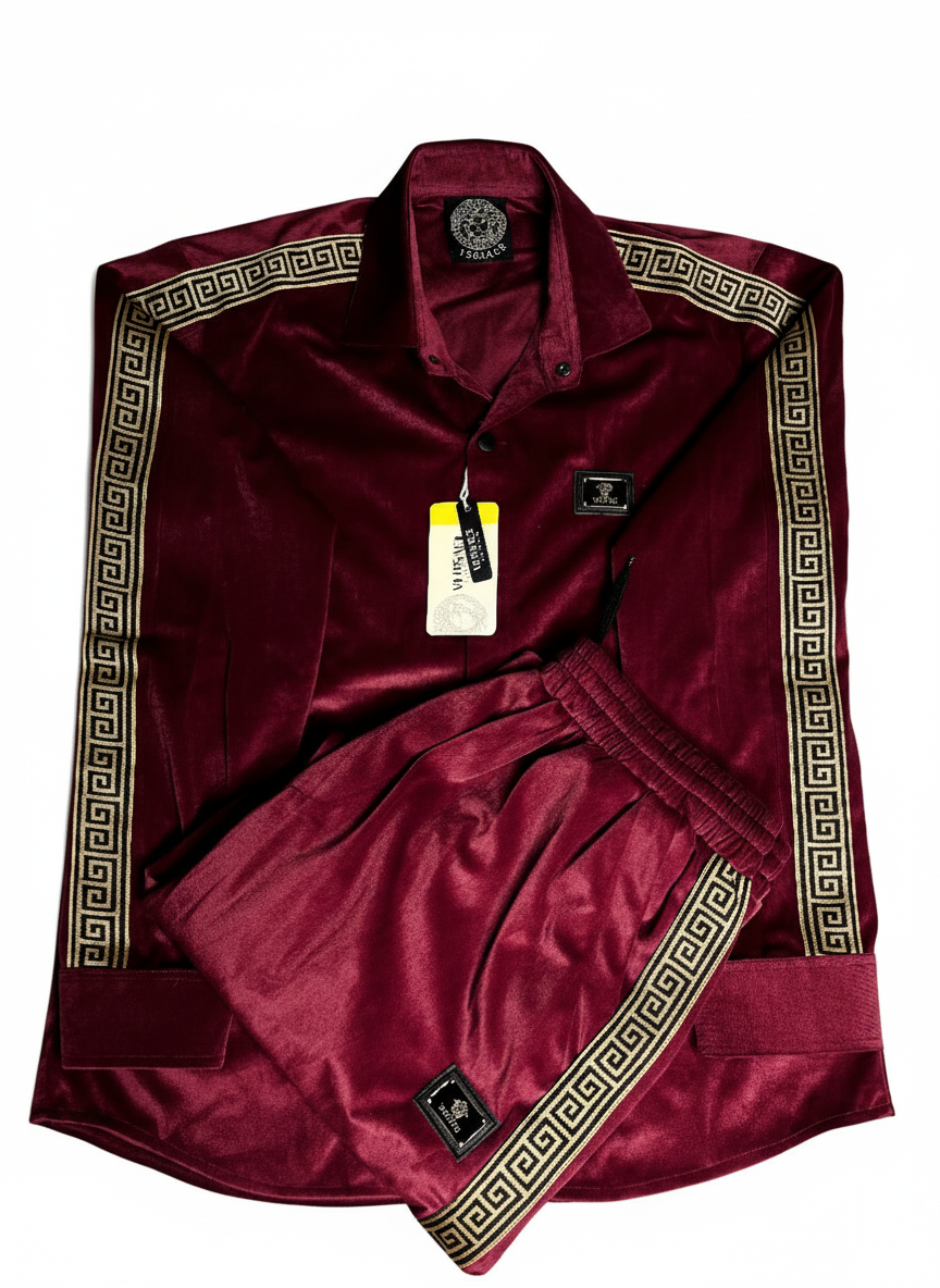 Maroon Men's Co-ord Set | Designer Look Party Wear | Sizes L, XL, 2XL | DANIFASHIONSS